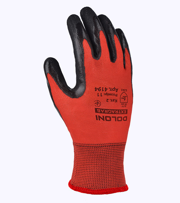 Перчатки рабочие трикотажные c латексным покрытием Doloni Extragrab 4194 р.11 Ровно - изображение 1