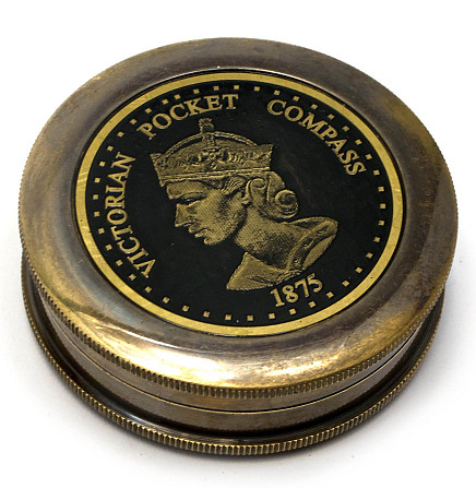 Компас морской из бронзы Victorian pocket compas Киев - изображение 2