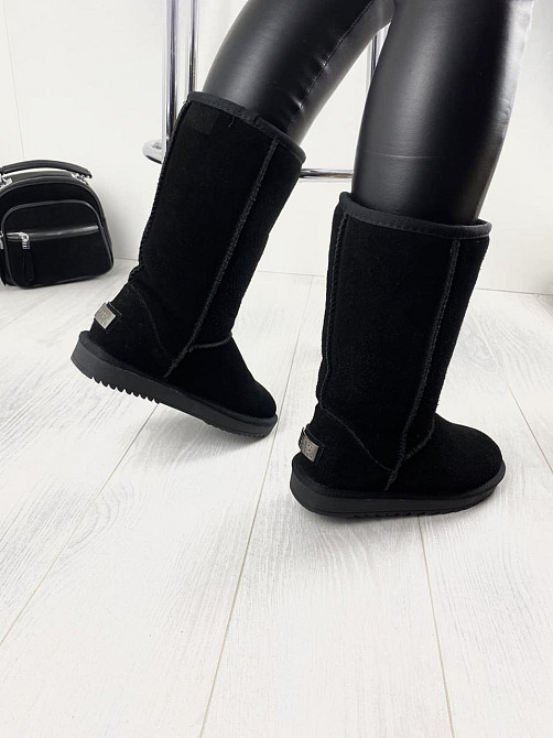 ITTS Угги жіночі ITTS чорні натуральна замша высота 25 см (4907) Коломия - фото 5