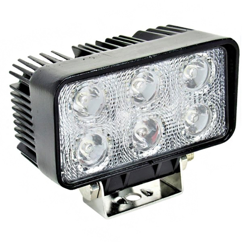 Фара светодиодная Brevia Epistar white Spot 10-30V, 18W (6x3W), 1320Lm, 1шт Львов - изображение 1