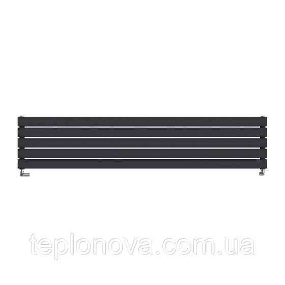 Дизайнерский радиатор 340/1600 (мм) чёрный мат IDEALE VITTORIA H (нижнее подключение) 12 5/340/1600 Черновцы