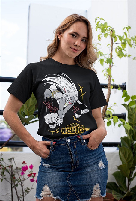 Футболка аниме Моя геройская академия оверсайз (S/M/L) Черний AnimeJ0279 Днепр - изображение 3