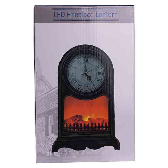 Yiwu Декоративний камін-годинник LED-підсвічування USB 14.5×12×27 (см) CR-3-5 Киев