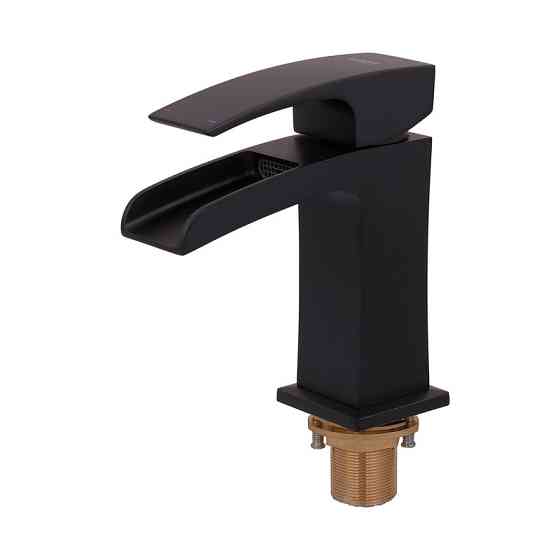 Смеситель для умывальника Koer KB-14007-05 водопад черный KR3447 Харьков