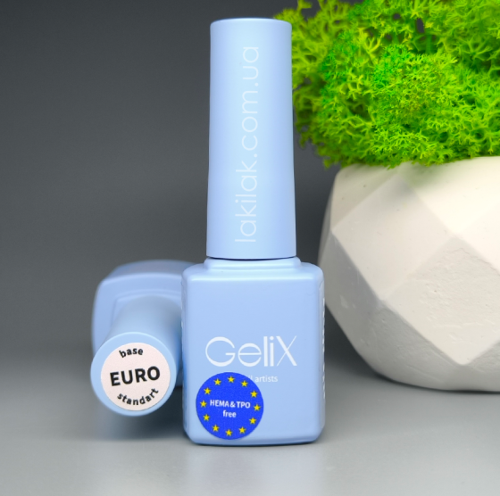 База для гель-лаку GeliX Euro Base 8мл HEMA & TPO FREE Херсон