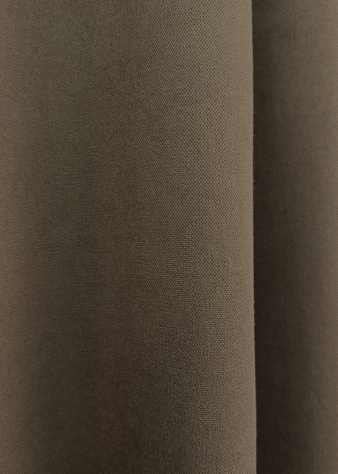 Комплект готовых штор VR-Textil Микровелюр Petek № 1831ш Кофейный 150х290 см 2 шт (33-0814) Киев - изображение 8