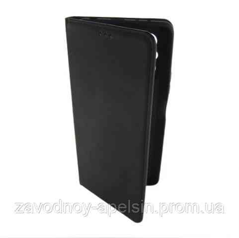 Чехол книжка Xiaomi Redmi 12 Кожаный (черный) Одесса