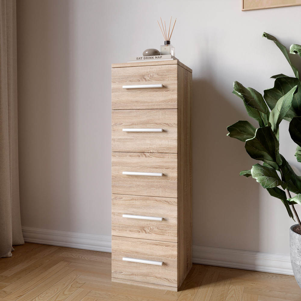 Комод 5 ящиков М-ЗОН Джеко 300 Сонома (MZN-031017) Львов - изображение 1