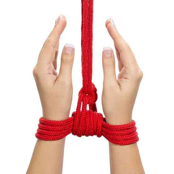 Веревка - Fetish Bondage Rope Red, 10 м Sex Aura Киев