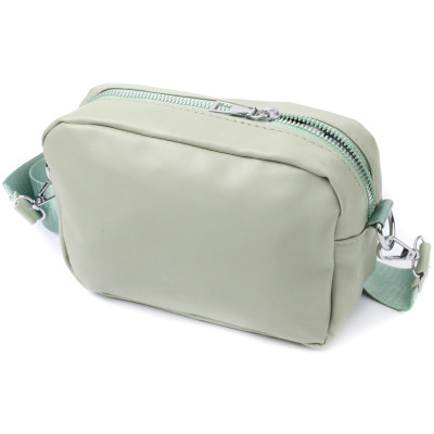 Сумка Vintage Жіноча крос-боді з монетницею з екошкіри Фісташкова (22797) Вінниця - фото 8