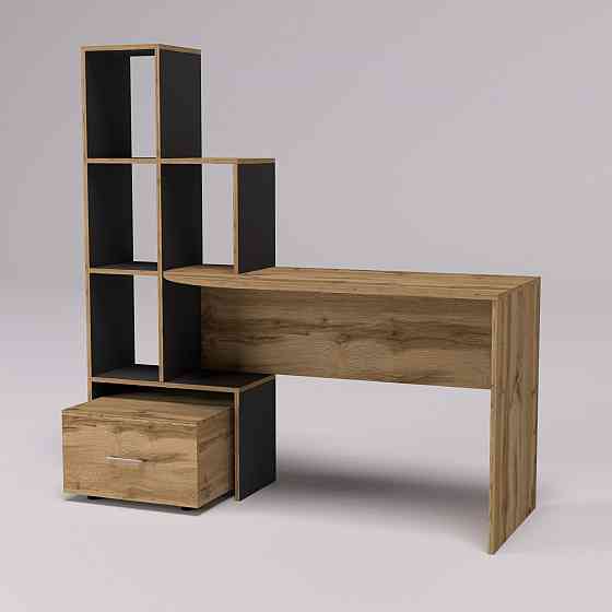 Стол письменный СП-1 №2, Дуб Аппалачи/Антрацит, 1500/550/1500 Львов