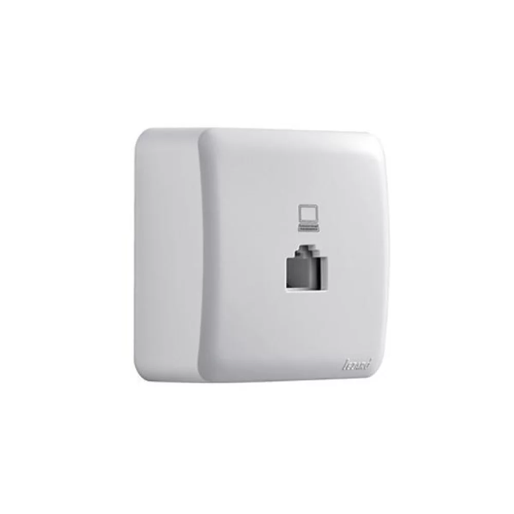 Розетка VIOLA компьютерная белая Lezard Харьков - изображение 1