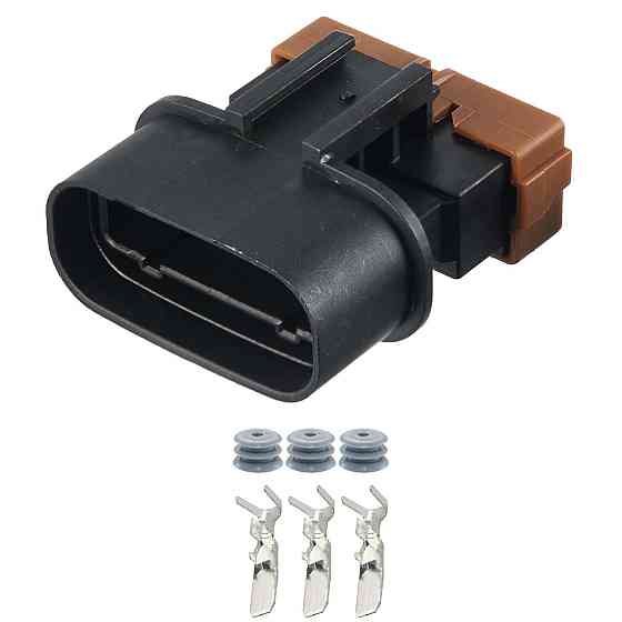 Разъем коннектор 3-кон., PK011-03027, KUM Корея универс., Моторный отсек, Hyundai, Kia 40518 Киев