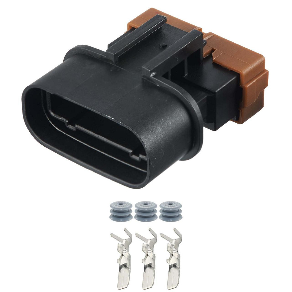 Роз'єм конектор 3-кон., PK011-03027, KUM Корея універс., Моторний відсік, Hyundai, Kia 40518 Київ - фото 1