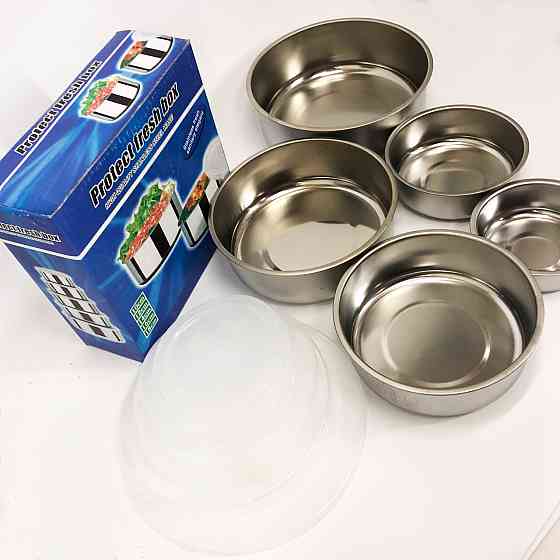 Набір харчових контейнерів Unique UN-1515 5 шт із нержавіючої сталі NA-35 Івано-Франківськ
