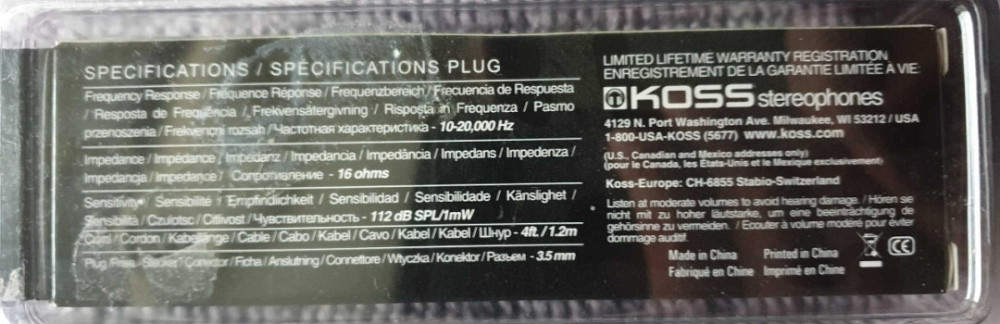 Навушники KOSS PLUG Київ - фото 2