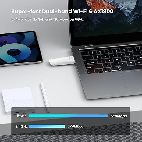 Бездротовий адаптер Tenda U18 (AX1800) USB Харьков - изображение 7