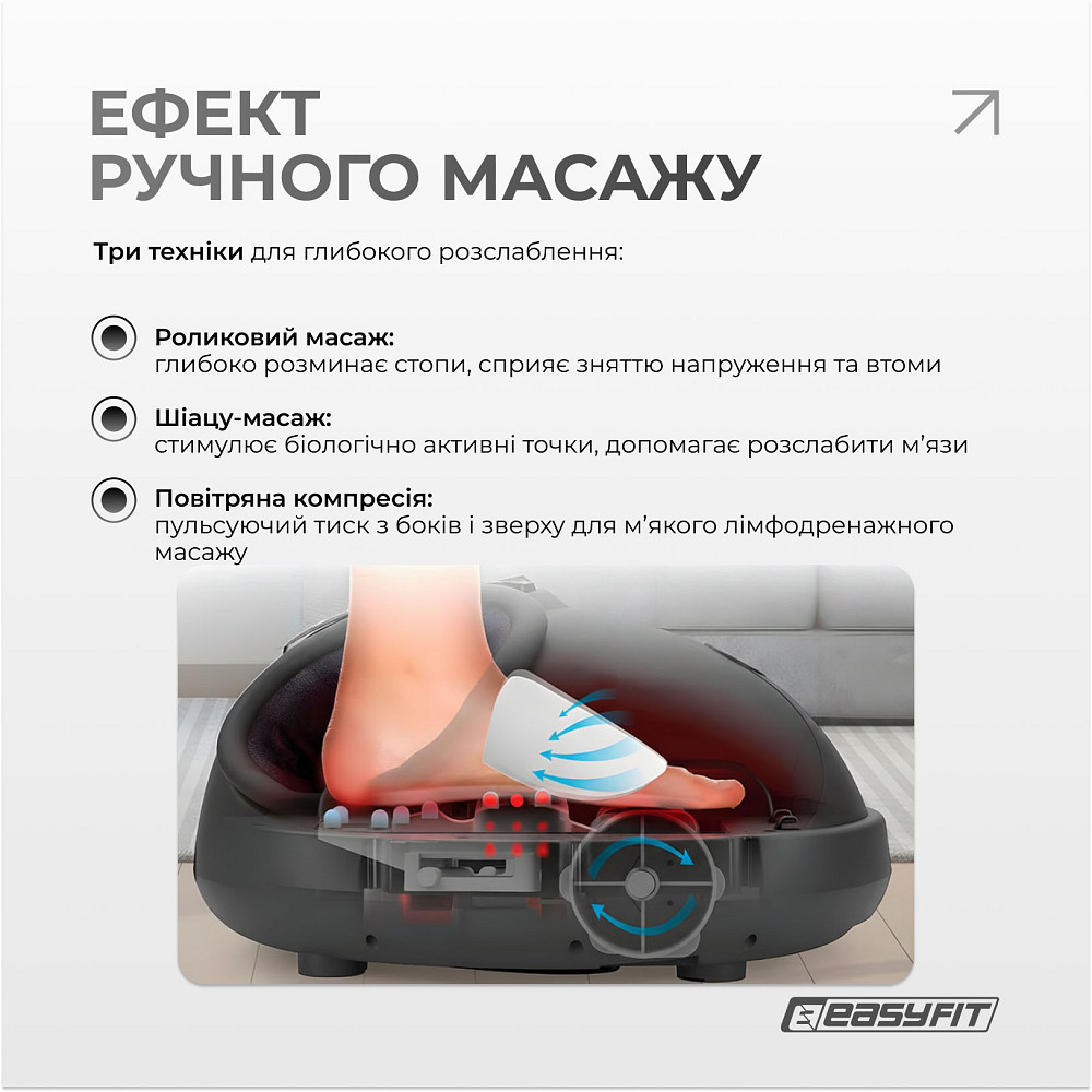 Масажер для ніг EasyFit лімфодренажний Коломыя - изображение 4