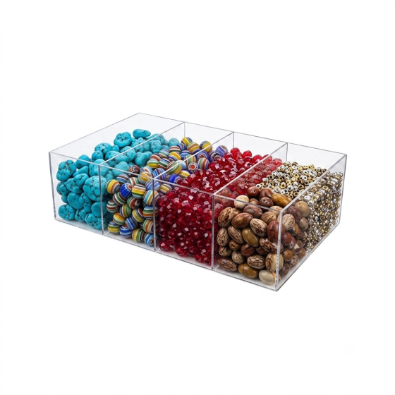 Коробка акриловая EKOSTAR 4 ячейки 330х200х100 Киев