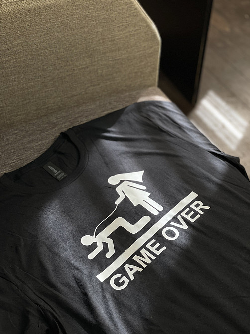 Футболка для парубоцької вечірки - "Game over" Чернівці - фото 2