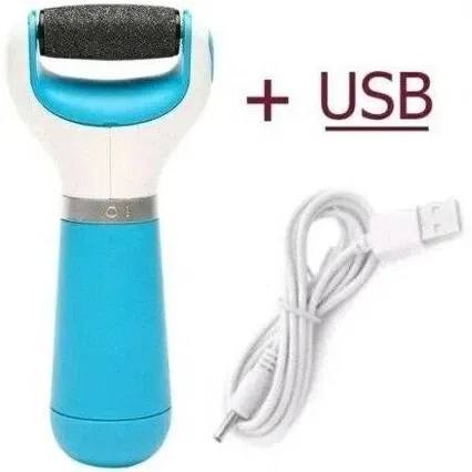 Пилка электрическая для ног с USB  или от батареек 4АА, без острых лезвий, для сухой кожи стоп Одесса