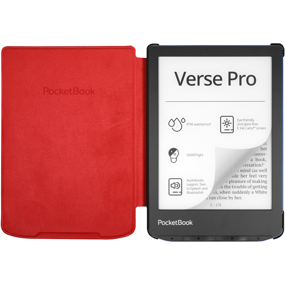Обкладинка PocketBook 6", Verse(PB619/629/634), Shell cover, червона Винница - изображение 4