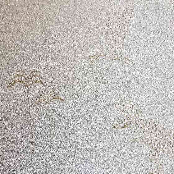 Шпалери флізелінові BN Doodleedo 0,53 х 10 м дитячі динозаври золотисті на сірому Київ