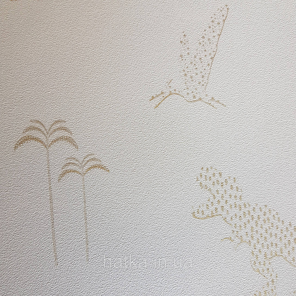 Шпалери флізелінові BN Doodleedo 0,53 х 10 м дитячі динозаври золотисті на сірому Київ - фото 1