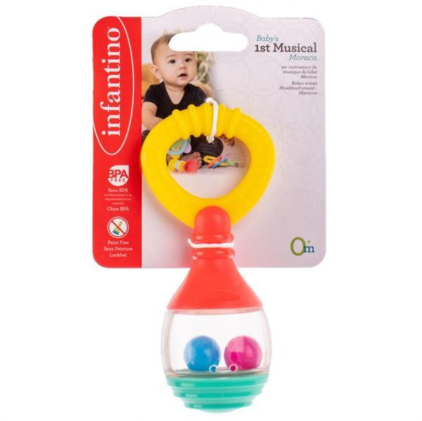 Погремушка Infantino Маракас с прорезывателем (315259) Харьков - изображение 3