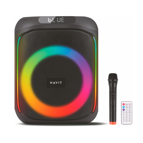 Портативна колонка HAVIT HV-SQ146BT 60W RGB Black (2шт/ящ) Житомир - фото 1