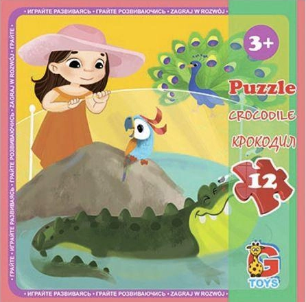 Пазли ТМ "G-Toys" із серії "Зоопарк", 12 ел., шт Київ