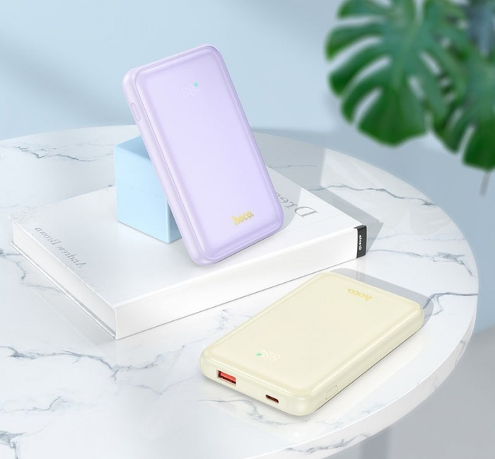 Универсальная мобильная батарея Hoco Q21 Great 10000mAh PD20W+QC3.0 (22.5W) Белый Винница - изображение 4