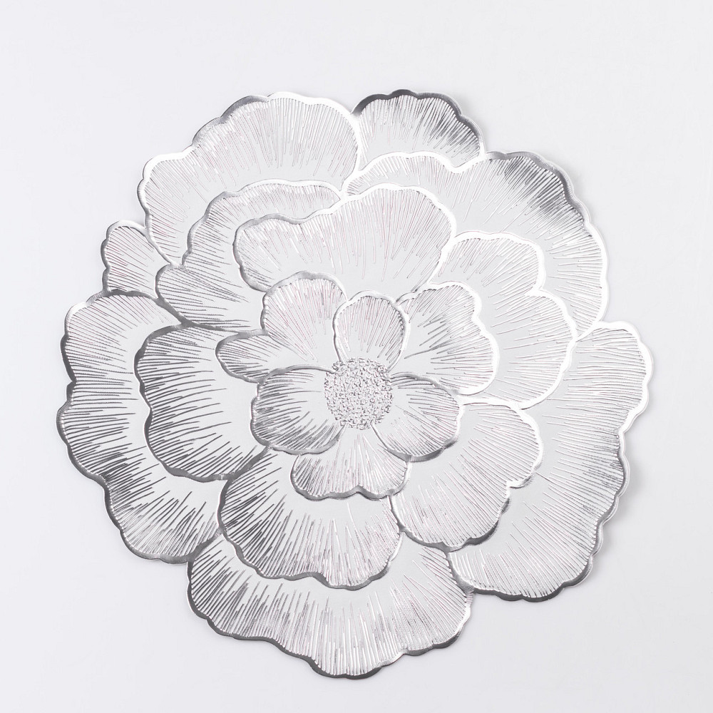 Yiwu Серветка кругла для декору та сервірування столу Ø38 (см) Сріблястий HP-35-13G Киев - изображение 1