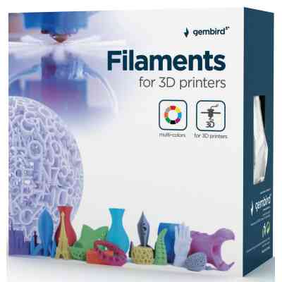 Пластик для 3D-принтера Gembird PETG, 1.75 мм, yellow, 1 кг (3DP-PETG1.75-01-Y) Винница