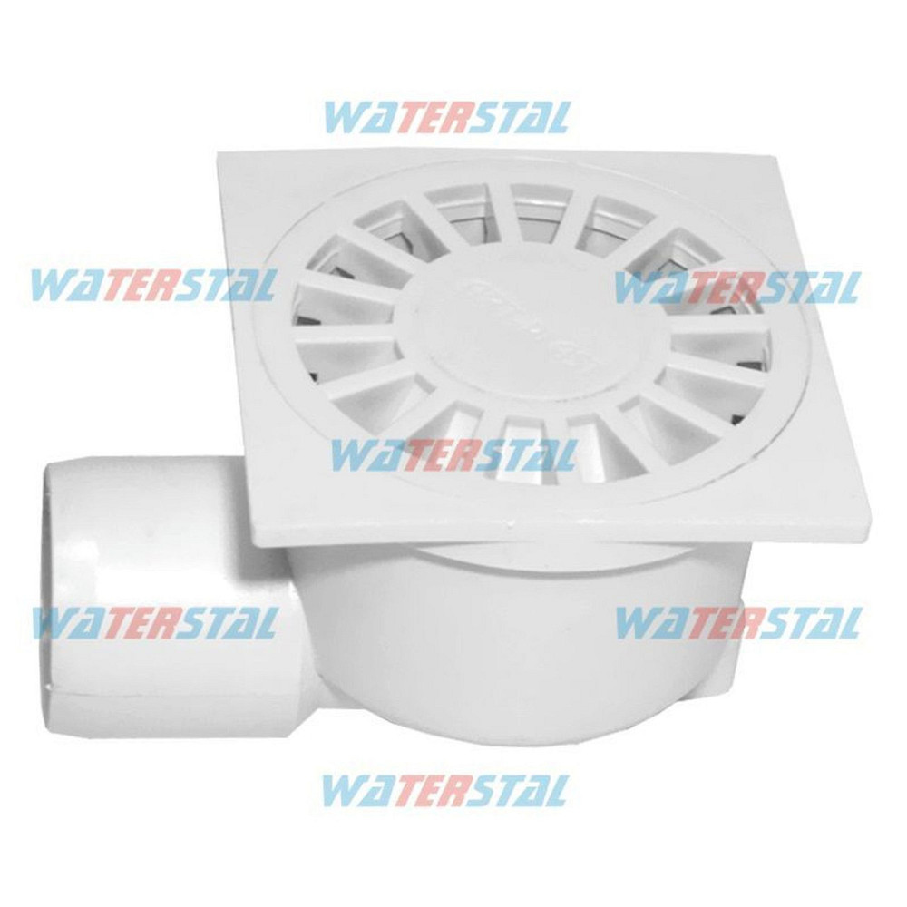 Трап 150*150 мм, бічне відведення Ø50, пластиковий ″ Waterstal″ (YS 425) (000007096) Київ - фото 1