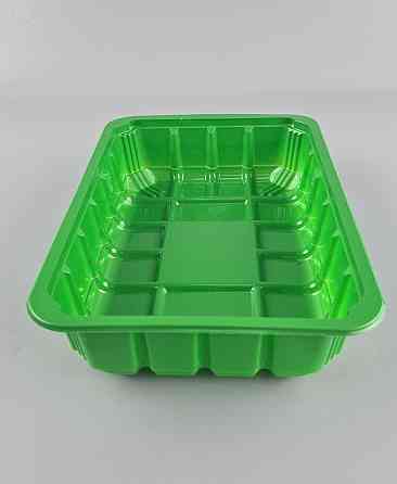 Харчові паковання поліпропіленова на М-4 (260х177х55) зелений полімерний (50 шт.) Харків