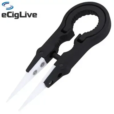 Керамічний пінцет + затискач для атомайзерів Pointed PTFE (Кольор: червоний) Київ - фото 5