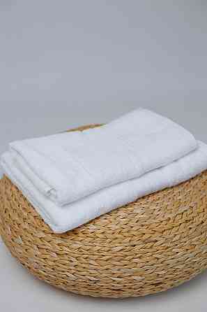 Полотенце банное Ideal Textile однотонное 500 г/м2 70х140 см (56860394) Білий 1 шт Черновцы