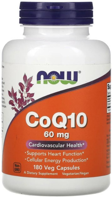 Коензим Q10  Now Foods CoQ10 60 мг 180 вегетаріанських капсул Київ - фото 1