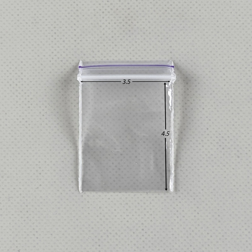 Герметичные пакеты zip lock для мелких деталей и хранения 3,5см x 4,5см(100шт) (1 пачка) Харьков - изображение 2