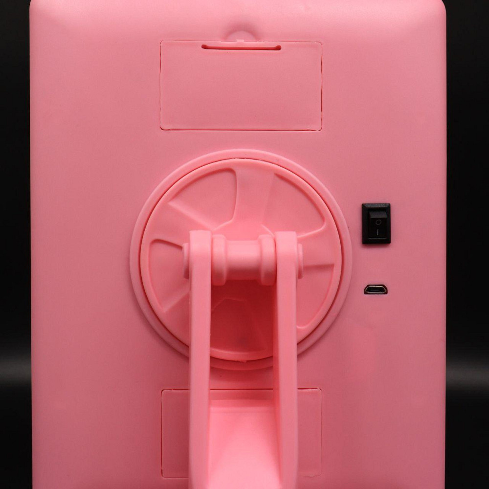 Косметичне дзеркало з LED підсвічуванням (22x17 см) NJ-230,Рожеве SBR Київ - фото 8