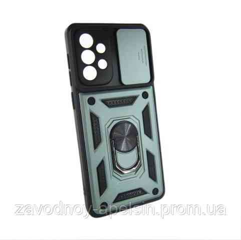 Samsung A73 A736 Противоударный чехол Hybrid (кольцо + шторка) Одесса