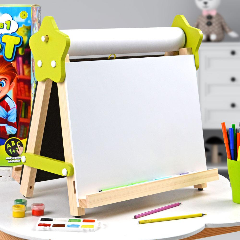 Мольберт детский двухсторонний для творчества и обучения «5в1» Киев - изображение 10