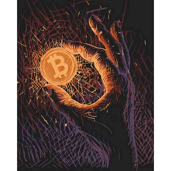 Картина за номерами "Біткоін" 16513-AC 40х50 см Вінниця