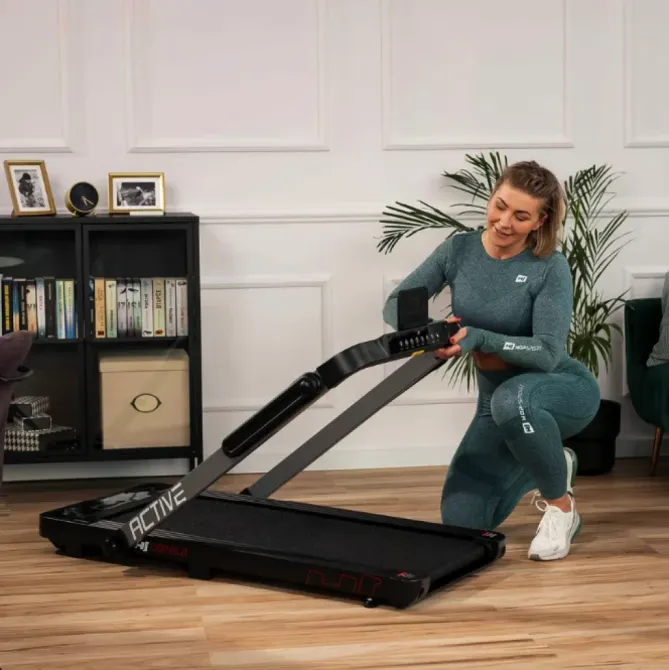 Бігова доріжка електрична Hop-Sport HS-1300WLB Active чорний Київ - фото 7