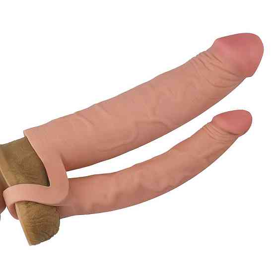 Насадка на член Add 2 Double Penis Sleeve Sex Aura Киев