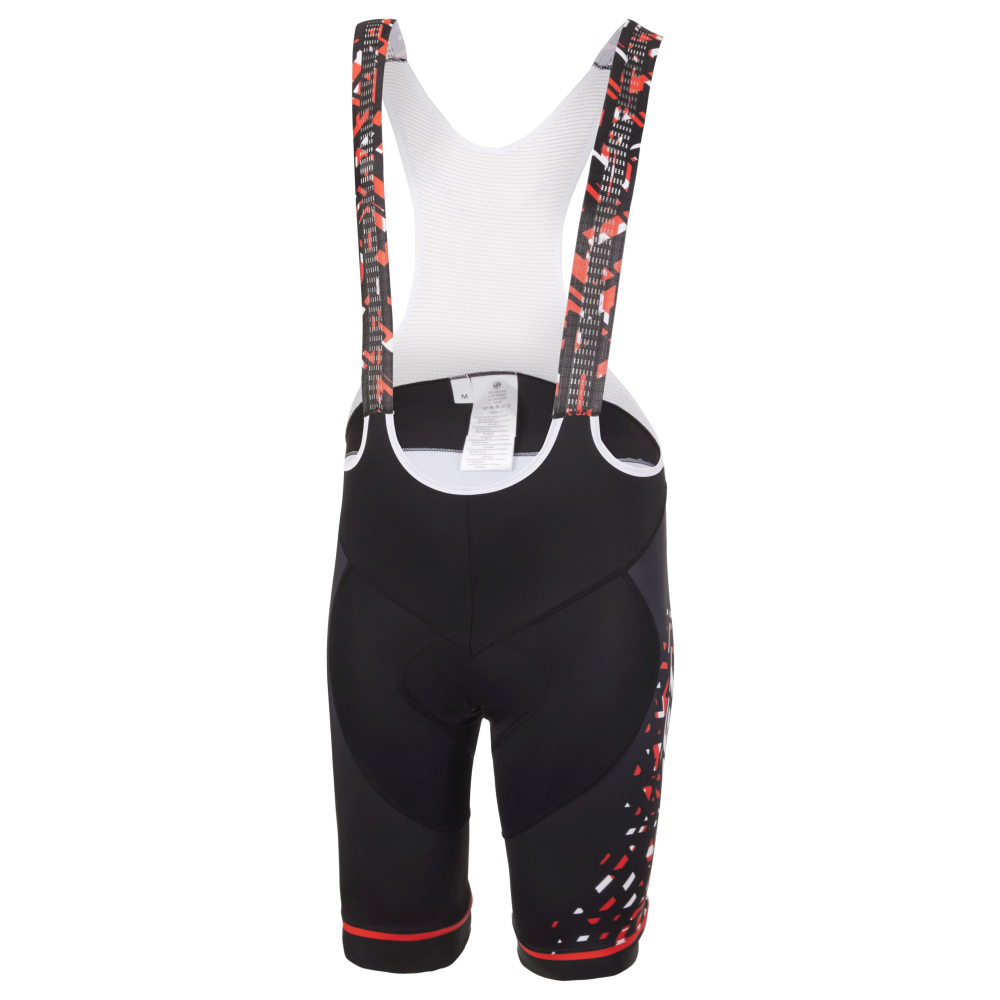 Шорты с лямками Ghost Factory Racing Bip, XL, черно-красно-белые Київ - фото 1