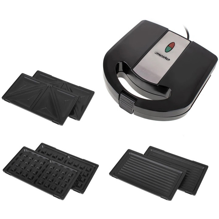 Електрична сендвічниця Mesko MS 3045 750 Вт вафельниця гриль бутербродниця SX-75 Львів - фото 1