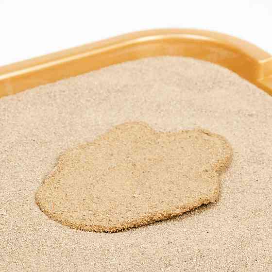 Натуральний бентонітовий пісок для котячих туалетів Тигра, 5 кг, 0,1-1 мм, сірий Київ