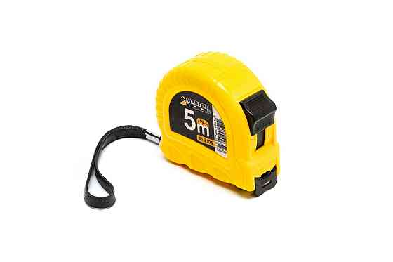 MASTERTOOL Рулетка MASTERTOOL 5 м×19 мм фіксатор полотна кнопка STOP протиковзний гачок 65-2105 Київ